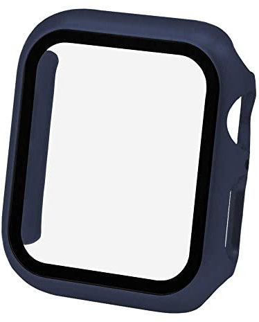 OcioDual Carcasa Protectora Compatible con Apple Watch Serie 6 / SE / 5/4 de 44mm I Funda Ultra Delgada de Protección Completa, Resistente a Arañazos y Caídas, Azul Marino