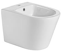 Aquore 385979 Turin Suspendu Bidet, Blanc Brillant