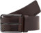 Calvin Klein Herren Gürtel Eckige Schnalle aus Leder, Braun (Dark Brown), 90 cm
