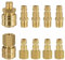 QIMEI-SHOP Acoplador de Aire 1/4 BSP Conector de Manguera Enchufe Rápido de Aire Comprimido para Compresor Aire Macho Hembra 10 Piezas