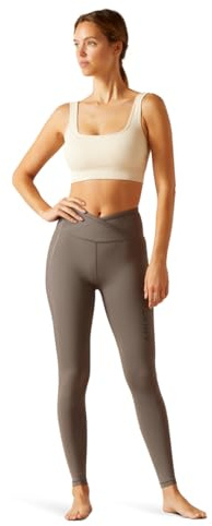 ARIAT Damen EOS Chic Half Grip Tight Reithose, Pflaumengrau, Medium