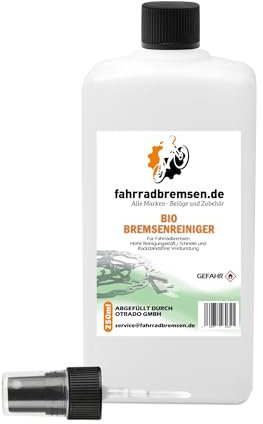 OTRADO Bio Bremsenreiniger 250ml - Universeller Reiniger und Entfetter für alle Metall- und viele Kunststoffarten Brake cleaner