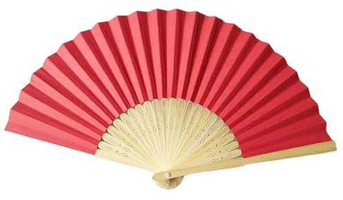 Générique Éventail De Mariage Vintage - Pliants En Papier, À Main, Japonais Pour Danse - Accessoire De Séance Photo, Décoration Murale - 38x21cm