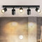 Homefire LED Deckenstrahler Deckenlampe Schwarz - 5 Flammig GU10 Deckenleuchte 350° Schwenkbar Strahler Spots Innen Deckenspot flurlampe für Wohnzimmer Küche Schlafzimmer Ohne Leuchtmittel