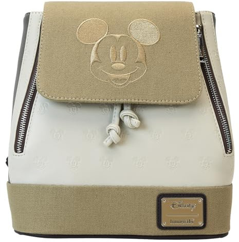 Loungefly Disney Mickey and Friends Canvas Mini Rucksack