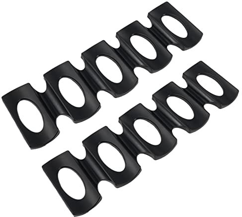 FUNOMOCYA 2pcs Silicone Can Mat Beverage Storage Mats for Beer Bottles Stacker Fridge Shelf Organizer