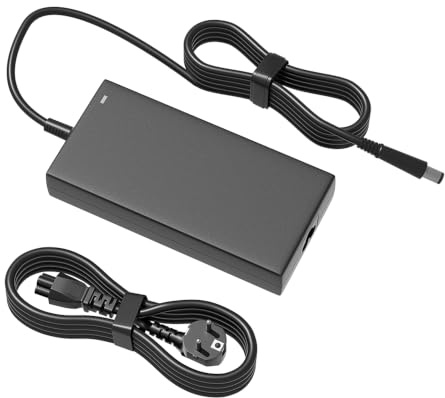 SLRIOYS 180W Netzteil kompatibel mit Dell Thunderbolt Dockingstations WD15, WD19, WD19S, WD19TB, WD19TBS, WD22TB4, TB15, TB16, SD25, WD25, K20A001, K17A001, D6000 Docking Station Cord