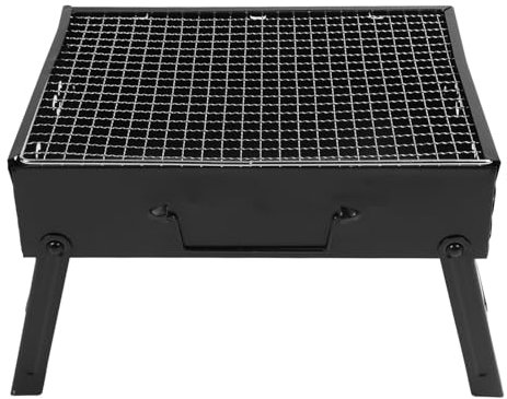 Barbecue à charbon de bois, barbecue à gaz de table portable pliable en acier inoxydable, barbecue de camping pour cuisine extérieure, patio, jardin, cuisine, pique-niques