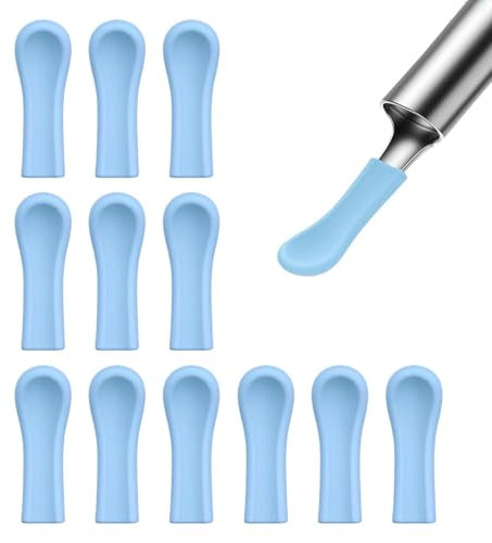 Ensemble De 12 Puces De Nettoyage D'oreille - Jeu De Puces De Nettoyage D'oreille, Pointe De Cuillère D'oreille En Silicone - Embouts De Remplacement De Caméra D'oreille - Outil De Nettoyage D'oreille
