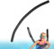 Frites de Piscine en Mousse, Tube de Nouilles en Mousse Arc-en-ciels Souple, Jouets de Piscine, Frites de Natation, Dispositif d'entraînement Flottant, Aide à l'exercice pour Enfant et Adultes