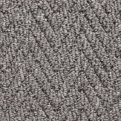 Tuda Carpets | Havana Herringbone 6mm Pile Budget Carpet with Felt Backing, 8.4mm Total Height | Dark Grey (5124) - 4m x 3m (13ft1 x 9ft10)