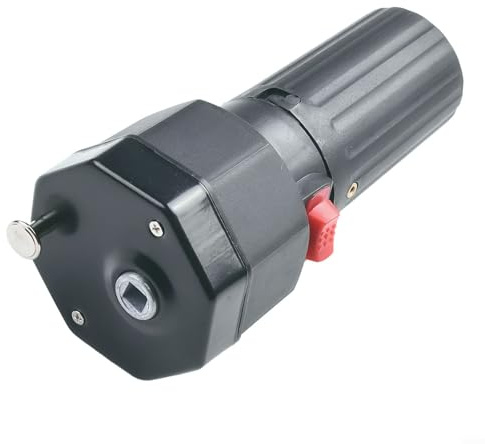 Motore per barbecue a batteria per girarrosto rotatore, velocità variabile, basso consumo, in plastica resistente al calore, per barbecue all'aperto