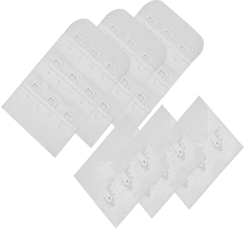 maDDma 3 Paar BH-Verschluss 40 mm 3 Reihen zum Annähen Dessous BH Zubehör Sparpaket Farbwahl