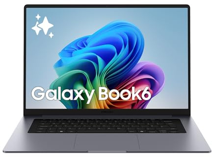 Samsung Galaxy Book6, 16 FHD, Copilot+PC, Intel Core Ultra 7 355, 32GB RAM DDR5, 1TB, SSD, Intel ARC Graphics, Windows 11 Home, Gris