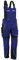 Grizzlyskin Latzhose Iron Kornblau/Schwarz S64 - Workwear Arbeitshose für Männer & Damen, Unisex Blaumann, Codura-Schutzhose mit vielen Taschen