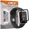 2X Protector de Pantalla 3D para Apple Watch Series 6 - Series 5 - Series 4 - SE de 44mm, Negro, Protección Completa, 3D / 4D / 5D