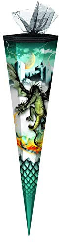 Schultüte / Zuckertüte / 85cm / eckig / Dragon