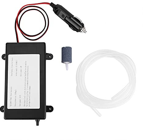 Generador de ozono de coche, 1000 Mg/h Ozonizador Agua Limpiadora, 10w DC 12V Purificador de aire de ozono adecuado para purificador de aire tratamiento de frutas verduras acuario