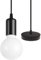 iDEGU Modern and Retro Pendant Light DIY Spider Chandelier Creative Adjustable 150CM Vintage Ceiling Pendant Lamp Fixture with E27 Socket, Black (Single-A)