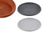 B2C Round Plastic Plant Pot Saucers/Water Trays Heavy Duty Sturdy Durable Various sizes and colours (14cm, Anthracite)