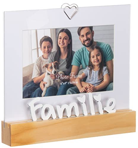 Brandsseller Bilderrahmen ca. 19 x 18 x 3 cm Fotorahmen (Familie, 19 x 13 x 3 cm)