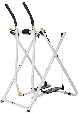 Gazelle Tony Little Pacer Elliptischer Gleiter, unterstützt bis zu 113,4 kg, mit geringem Aufprall-Design, für das Fitnessstudio zu Hause, Grau