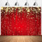 Sensfun Roter Vorhang Gold Stern Hintergrund Roter Teppich Funkeln Glitzer Sterne Weihnachten Urlaub Fotografie Hintergrund VIP Hollywood Party Hochzeit Geburtstag Dekorationen Banner Fotoshooting