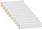 Vorteilspack KGM Sockelleiste Modern - Weiß folierte MDF Fußbodenleiste - Maße: 2400 x 16 x 58 mm - 40 Stück / 96M