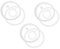 HONMEET 1 Set Silikon Wasserflaschendichtung Wasserflasche Isolierte Flasche Zubehör Wasserflaschen Dichtungsring Dichtungsringe Elastischer Dichtungsring Wasserflaschen Dichtung