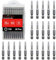 BAKESHU Embouts T20 x 20 pièces, embout Torx T20 1/4 entraînement hexagonal (longueur : 50 mm)