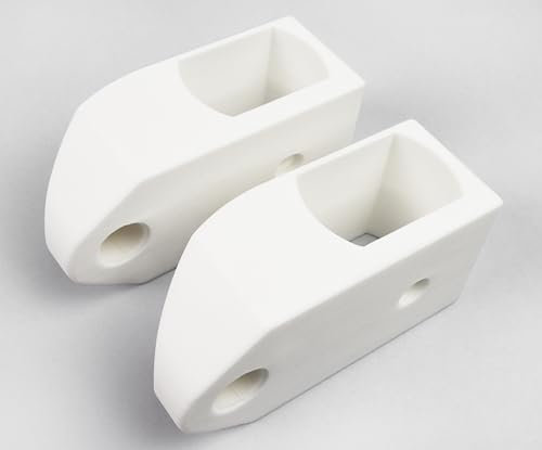 Ricreo Set di 2 Supporti per Ruote Compatibili con Foppapedretti Lenzuoliere Stendibiancheria Ricambio Resistente