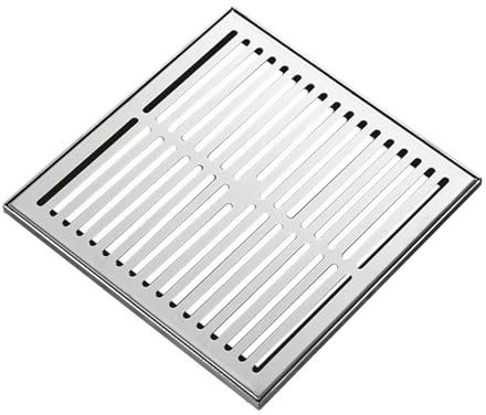 CMYCYDDPLY Caniveau Exterieur, Grille Caillebotis, Grille de Drainage Extérieur en Acier Inoxydable, for la Décoration de Jardin(25x25cm)