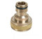 Silverline Tools 598438 - Conector rápido de latón para grifos (BSP 3/4' - 1/2' Macho)