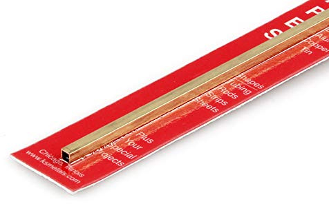 K&S 8136 Round Brass Tube, 13/32 X 12