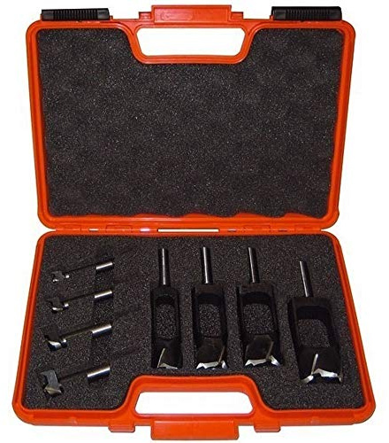 CMT ORANGE TOOLS 500.003.08 - SP 8-TEILIGES BOHRERSET FÜR BESCHLÄGE UND ZAPFEN D=15-20-25-30 RE