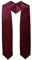 GraduationMall Abschluss Stola für akademische Kirche Priester Chor Stola Stahl 152cm Unisex Erwachsene Kastanienbraun