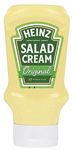 Heinz Salad Cream Original Squeezy Top Down Salad Cream 425 g
