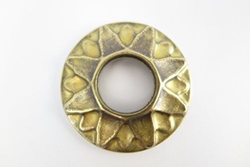 clever-deko Rosace murale en laiton moulé pour robinet de jardin robinet extérieur couverture murale antique art nouveau temps fondateur