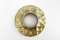 clever-deko Rosace murale en laiton moulé pour robinet de jardin robinet extérieur couverture murale antique art nouveau temps fondateur