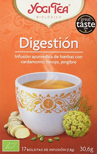 Yogi Tea Infusión de Hierbas Digestion - 17 bolsitas - [pack de 3]