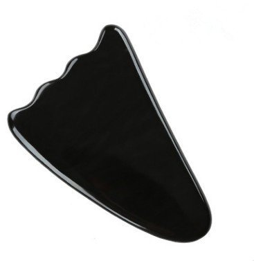 Myhsmooth GuaShaFHN Bestes Büffelhorn-Gua-Sha-Schab-Massagewerkzeug – handgefertigtes Guasha-Brett – tolles Werkzeug für Spa-Akupunkturtherapie, Triggerpunktbehandlung an Fuß, Hand, Nacken und Körper