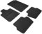 Walser Tapis de Sol en Velours Feutre aiguilleté Compatible avec Peugeot 407/407 SW 2004-2011, Peugeot 407 Coupe 2005-2011