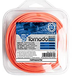 M?hfaden Tornado Alucut 1,6mm 15m Trimmerfaden gedreht Nylonfaden