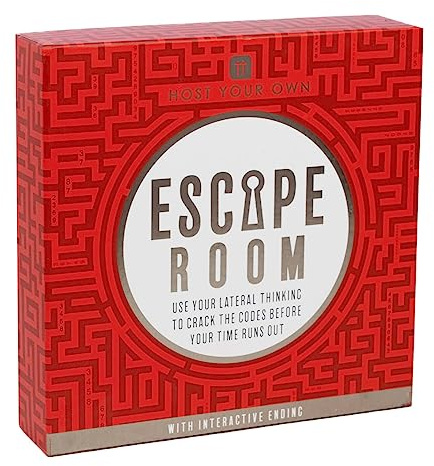 Talking Tables Escape Room Home | Host Night | Japanese Themed | Interactive Ending | for Birthday, Game, Dinner Parties, Entertainment, Adults, Teenagers, Red