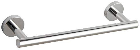 GERZ 12-Inch Hand Towel Holder Modern Towel Ring Hand Towel Bar Towel Hanger Wall Mount, Polished Finish