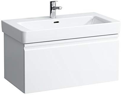 Laufen Pro S Waschtischunterschrank 1 Schublade, zu Waschtisch 813965, 810x450x390, Farbe: Weiß glänzend