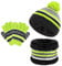 TAGVO 3 in 1 Wintermütze Beanie Hut Schal Handschuhe Set für Kinder, Winter Verdicken Fleece Thermisch Strickmütze Mütze, Schal & Handschuh-Sets, für Kinder Kinder Jungen Mädchen, 3-6 Jahre