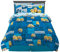 Franco Kinder-Bettwäsche-Set, superweich, Minions und Bettlaken, 7-teiliges Set