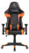 Oversteel - ULTIMET Professional Gaming Stuhl Kunstleder, 2D Armlehnen, höhenverstellbar, 180° verstellbare Rückenlehne, Gasdruckfeder Klasse 3, bis 120Kg, Farbe Orange