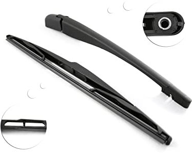 Heckwischerarm Heckscheibenwischer Heckwischer Heck Scheibenwischer Wischer Scheibenwischerarm Wischerblatt Wischerarm Hinten Kompatibel mit Peugeot 207